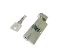 Barrel Lock 2pcs Size 50mm Cylinder Door Hardware Security Locks Brass Single Open Same Key Interlocking