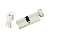 Barrel Lock,Anti-Pick Door Lock Lock Cylinder Indoor Door Locks at The Entrance of The Main Door Cylindre Serrure(25Add 25 50MMZ 5Keys)