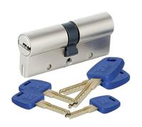 Barrel Lock Door Barrel Lock Universal Security Cylinder White Copper Key Gate Indoor Core GP+ Series B 60-95mm 30/30MM-30/65MM(80(35knob 45mm))