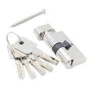 Barrel Lock Door Cylinder 55 60 65 70 75 80 85 90mm Security Copper Lock Interior Bedroom Living Handle Brass Key Locking(DC-80MM)