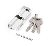 Barrel Lock Door Hardware 1pcs 89mm Security Door Lock Cylinder Living Interior Bedroom Brass Handle Locking