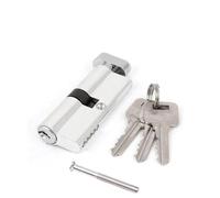 Barrel Lock Door Lock Cylinder Thumb Turn Anti-Pick 83mm with 3 Keys Furniture Locks