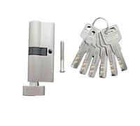 Barrel Lock Door Locks Lock Cylinders 55 60 65 70 75 80mm for 35-50mm Thickness for Home Core 5Keys(70mm35add35)