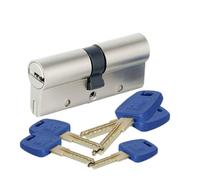 Barrel Lock,Thumb Turn Cylinder Lock Universal Copper Lock Core Cylinder Security Door Gate Indoor 60-95mm 30/30MM-30/65MM(75(35knob 40MM))