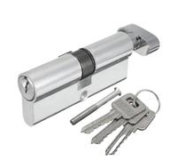 Barrel Lock Universal 70 Lock Cylinder with 3 Keys Interior Wooden Door Anti-Theft Entry Aluminum Extension