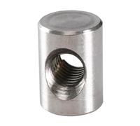 Barrel Nuts, 304 Stainless Steel Barrel Nuts Bolts M4 M5 M6 M8 Silver Pack Of 5(M4 6x14)