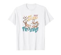 Barrel Of Monkeys Here Comes Trouble Crazy Monkeys Logo T-Shirt