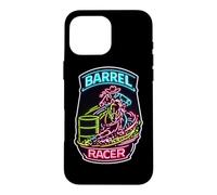 Barrel Racer Rodeo Turn and Burn Gift Case for iPhone 16 Pro Max