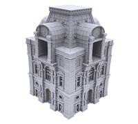 Barrel Riders Barracks by Printable Scenery, 3D Printed Tabletop RPG Scenery and Wargame Terrain 28mm Miniatures