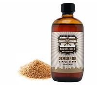 Barrel Roll Bar Essentials Cocktail Mixers - Demerara Cocktail Mix - All-Natural Demerara Drink Mix - USA Handcrafted Cocktail Syrups - Small Batch Cocktail Bitters with Real Cane Sugar - 8 Ounce