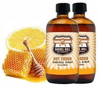 Barrel Roll Bar Essentials Cocktail Mixers - Hot Toddy Cocktail Mix - All-Natural Hot Toddy Drink Mix - USA Handcrafted Cocktail Syrups - Small Batch Cocktail Bitters with Real Cane Sugar -2 x 8 Ounce