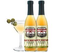 Barrel Roll Bar Essentials Dirty Martini Mix - Premium Olive Brine Cocktail Mixer - Olive Juice From Gourmet Olives - Made in the USA - 2 x 12.7 Ounces