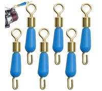 Barrel Swivels Tackles, Swivels - 6X Saltwer SAFTY Leader Lure Connector | Non-Slip Double and Photos, Quick Elastic Connection