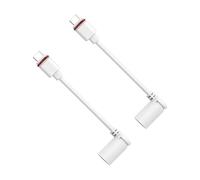 Barrel to USB-C Adapter - 2Pcs Barrel Plug Converter, Portable Power Supply Connector for Camera, Home Security System, RV, Boat, Car, Fence | Durable ABS Material, Compact Outdoor Charging Adapter
