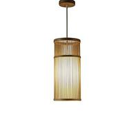Barrel Woven Ceiling Pendant Chandelier Fixture Natural Rattan Shade Weave Hanging Lamp E26 Nordic E27 Study Lighting for Dining Room Living Bedroom Bar Restaurant Coffee Shop