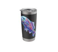 Barreleye Fish Abstract Ocean Deep Sea Creature Art Stainless Steel Insulated Tumbler