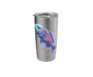 Barreleye Fish Abstract Ocean Deep Sea Creature Art Stainless Steel Insulated Tumbler