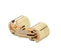 Barrels Hinge Replacement Brass Furniture Hinge Cylindrical Concealed Hinges 180 Degree Opening Angles Enduring