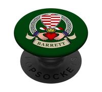 Barrett Claddagh Irish Shield w/Celtic Knot PopSockets Adhesive PopGrip