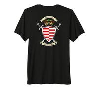 Barrett Irish Shield w/Crossed Celtic Swords (Back) Premium T-Shirt