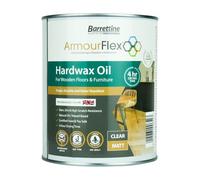 Barrettine Hard Wax Oil (Matt, 1L) - Hardwax Oil for Wooden Floors, Stairs, Kitchen Worktop & Indoor Furniture, Provides High Performance Coating with Natural Finish