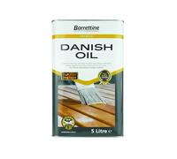 Barrettine Premier Danish Oil (5L) - Water Repellent Danish Oil for Wood Turning, Scandinavian Furnishings, Door, Panelling & More, Enhances Natural Appearance of Wooden Surface