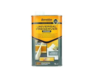 Barrettine Premier Universal Wood Preserver (Clear, 1L) - Deep Penetrating Oil Based Preserver for Over Painting/Coating, Suitable for Indoor & Outdoor Use