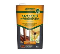 Barrettine Premier Wood Preservative 5L - Golden Brown