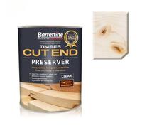 Barrettine Timber & Decking Clear Cut End Wood Preserver (1L) - Long Lasting End Grain Protection from Rot, Fungi & Blue Stain, Deep Penetrating with a Water Repellent Finish