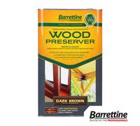 Barrettine Wood Preserver - Dark Brown Tin 1 WODB005