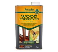 Barrettine Premier Wood Preserver 1L - Holly Green