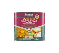Barrettine Wood Protective Treatment (Clear, 2.5L) - Ideal Treatment for Outdoor Treated Timber Structures. Wood Protector Oil with Water Repellent Qualities. Harmless Sealer.
