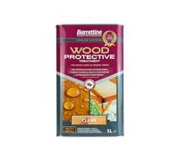 Barrettine Wood Protective Treatment (Clear, 5L) - Ideal Treatment for Outdoor Treated Timber Structures. Wood Protector Oil with Water Repellent Qualities. UV & Fade Resistant.