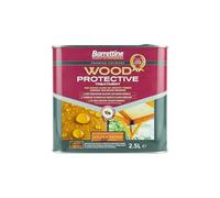 Barrettine Wood Protective Treatment (Golden Brown, 2.5L) - Ideal Treatment for Outdoor Treated Timber Structures. Wood Protector Oil with Water Repellent Qualities. Harmless Sealer.