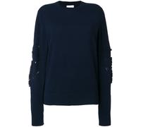 Barrie Romantic Timeless cashmere round neck pullover - Blue S-L