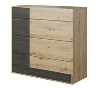 barrie wooden chest of 4 drawers in artisan oak