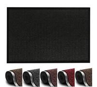 Barrier Mat 60 X 150 Cm Black Dirt Trapper Mat Door Mat Non Slip Washable Indoor Rug Ideal For Entryways Hallways And Offices