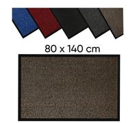 Barrier Mat 80 X 140 Cm Brown Anti-Slip Waterproof Door Mat