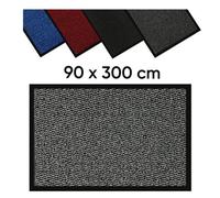Barrier Mat 90 X 300 Cm Silver Anti-Slip Waterproof Door Mat