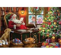 Barrier Mats Absorbent Welcome Mat The Night Before Christmas Santa Claus Dirt Trapper Entrance Carpet For Kitchen Entryway Indoor 40X60Cm