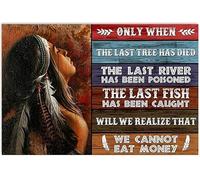 Barrier Mats Soft Welcome Mat Native1 American Only When The Last Tree Has Died Dirt Trapper Entrance Rug For Patio Entryway Kitchen 40X60Cm