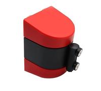 barrier ropes Line Divider, Queue Retractable Belt Barrier Red Magnetic attraction Belt Barrier with mounting accessories,2/3/5/10M Magnetic Wall Mount Safety Cordon Barrier,Queuing Safety Tape Cordo