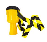 barrier ropes Line Divider, Queue Retractable Belt Barrier Retractable Traffic Cone Caution Tape, Skipper Belt Cone Barrier Tape Yellow, High Visibility Red Retractable Topper for Traffic Cone