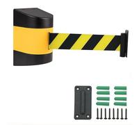 barrier ropes Line Divider, Queue Retractable Belt Barrier Wall Mount Queue Belt Barrier, 2/3/5/10M Retractable Crowd Control Wall Barrier for Playground Park Hotel Crowd Control
