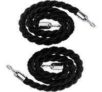 Barrier Ropes with Hooks for Crowd Control and Partitioning, Durable and Effective Management Solution