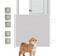Barriera per Porte Retrattili per Animali Domestici - Barriera Retrattile per Porte Adatta A Cani E Gatti | Recinzione Sicura A Schermo Protettivo per Scale Domestiche Bambini Cuccioli Intern Use