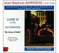 Barriere, J. - Book 3-Sonata Cello/Continuo (6)