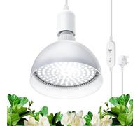 Barrina Grow Light Bulb with Timing and Hanging System, 25W led Lamp Full Spectrum, 4H/9H/14H Timer, led Grow Lights for Indoor Plants for Seedlings Succulents Cactus Growing, Blooming, Fruiting