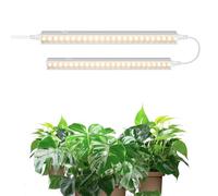 Barrina T5 1FT Grow Lights for Indoor Plants, Yellow Full Spectrum Sunlight, 10W(2 x 5W) Plant Growing Lamp, Linkable LED Grow Light Strip, Plug and Play, 2 Packs