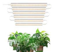 Barrina T5 1FT Grow Lights for Indoor Plants, Yellow, Full Spectrum Sunlight, 30W(6 x 5W) Linkable Indoor Plant Lights, LED Grow Light Strip with Switch, Plug and Play, 6 Packs
